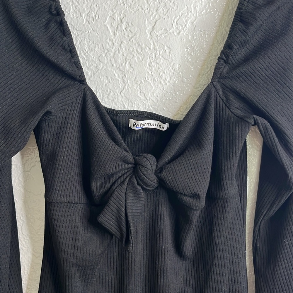 Reformation Frenchy Dress Sz M - Picture 4 of 6